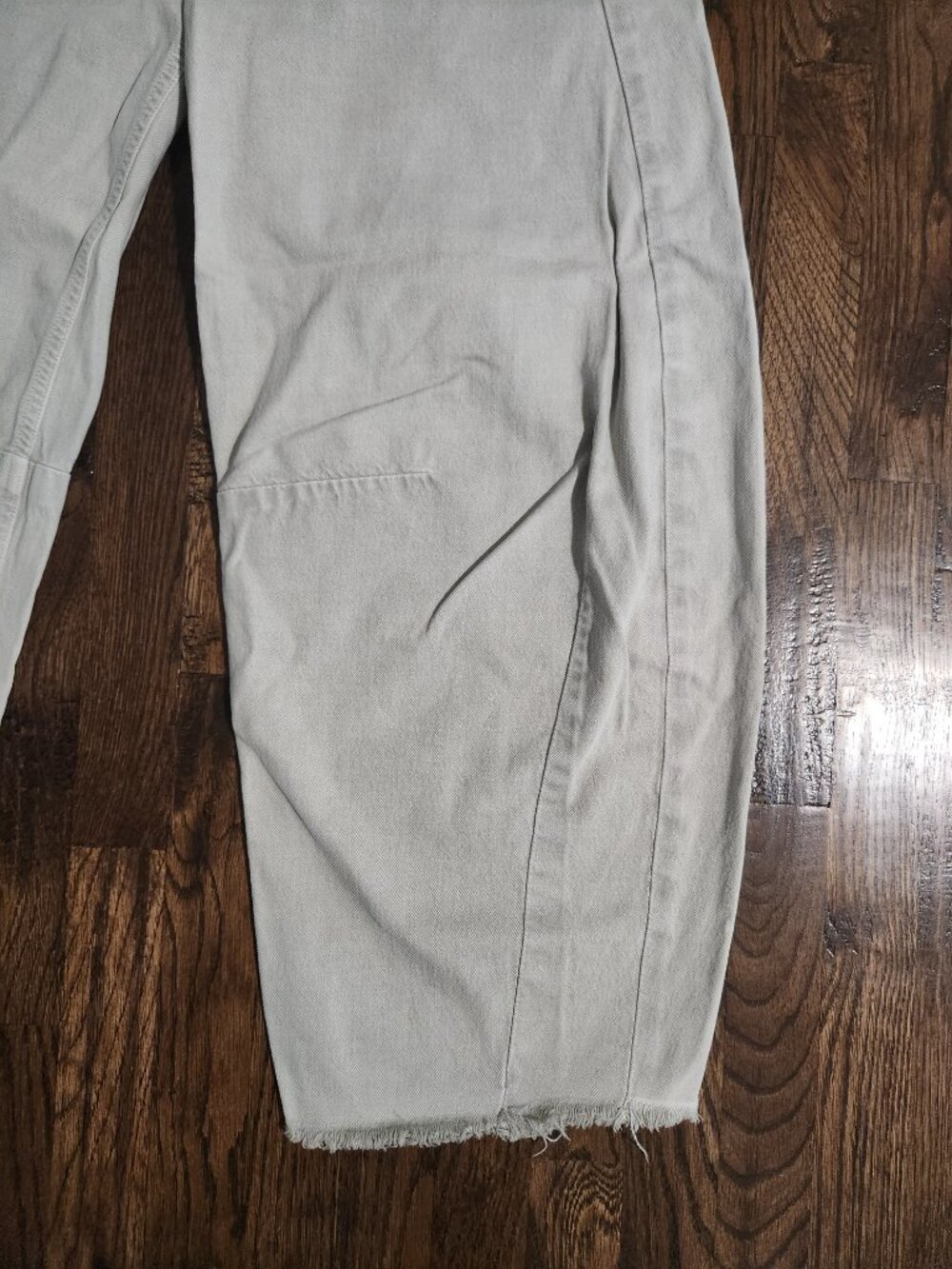 Citizens of Humanity Horseshoe Barrel Wide Leg Jeans Light Grey size 27 - Picture 6 of 10